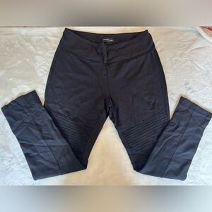 Parasuco Black Pants with Ribbed Detail